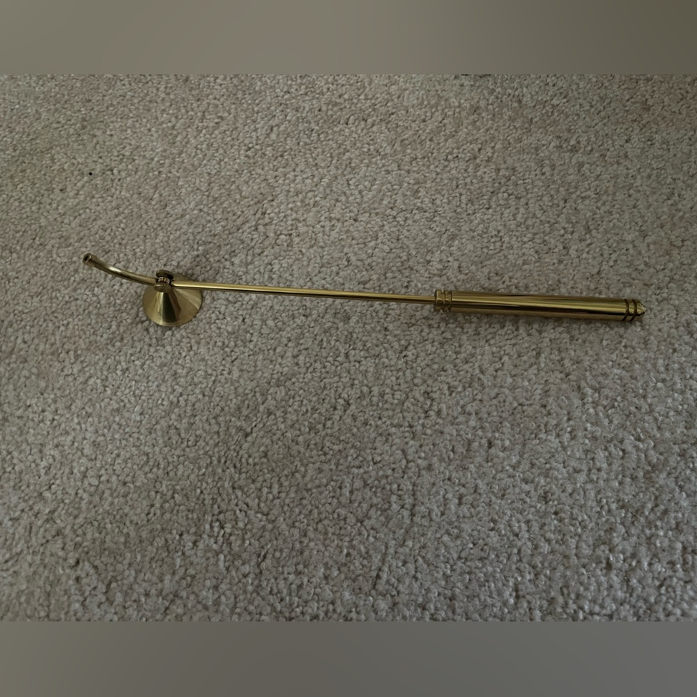 Vintage PartyLite utility candle lamp with one utility candle and candle snuffer - Picture 9 of 9